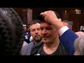 Oleksandr Usyk's Immediate Reaction To Defeating Tyson Fury
