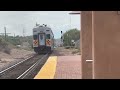New Mexico Railrunner #707 Leaving Sandoval Co. Station