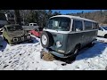 VW & European JUNKYARD CRAWL in maine!