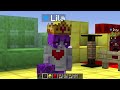 ONE KING TRAPPED On ELEMENTAL QUEENS ONLY ONE BLOCK In Minecraft!