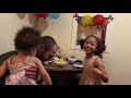 Mommy And Daughters Surprise Daddy On his Birthday