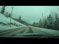 Winter Driving in Canada - Golden to Radium Hot Springs in 4K