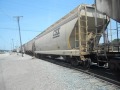 CSX Grain Train Flint, MI (7/6/12)