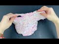 1 Hour Mixing Glitter Eyeshadow into Unicorn Slime | Random Piping Bags ASMR