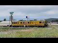 Union Pacific safety inspection train crawls over the Coeur D’alene juction!