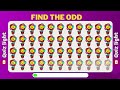 HOW GOOD ARE YOUR EYES #2 l Find The Odd Emoji Out l Emoji Puzzle Quiz #puzzlegame