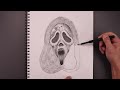 How To Draw Ghostface | Scream 6 Sketch Tutorial