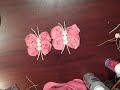 Shabby Rosette Butterflies