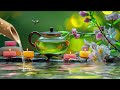 Relaxing Music with Bird Sounds🌿Bamboo Fountain, Natural Sounds, Helps Relieve Stress, Meditation