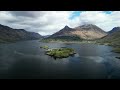 Eilean Munde (Burial Isle) Loch Leven - Scottish Highlands (4K Drone Footage)