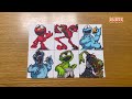 [Drawing FNF] Pibby Elmo : Corrupted Sesame Street Glitch - Broken Strings/Tantrum(FNF Mod)