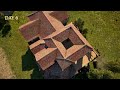 Pax Dei | Building the Four Corners Innkeep (Part 1 - Foundation, Roofs, Walls & Wood Beams)