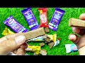 Satisfying video Asmr Lollipops candy and chocolate gummy candy unboxing video