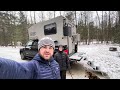 Living in our Truck Camper | Winter in New Hampshire