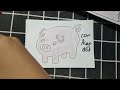 Repair man | Hướng dẫn cách cắt dán và vẽ đồ vật, con vật đơn giản bằng giấy: CON HEO ĐẤT MÀU HỒNG