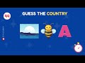 Guess The Country by Emoji 🤔😃| Emoji Quiz