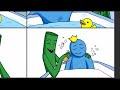 Blue is taking a bath, Green suddenly bursts in on him! Blue x Green // Rainbow Friends