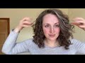 DIY CURLY HAIR CUT - UPDATED! How I cut my own curly hair. DIY Deva Cut, DIY  Curl by Curl Haircut