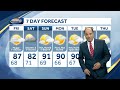 Video: Shower or storm chances into next week