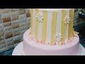 Double story Birthday cake|cakes fun|yum foods