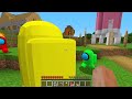 Among us Trapped me in Minecraft - online gameplay
