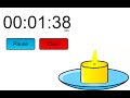 6 minutes candle timer