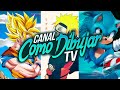 COMO DIBUJAR A GOKU SSJ DIOS ROJO - DRAGON BALL SUPER FÁCIL PASO A PASO