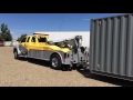Invention used for towing storage containers