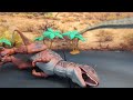Carnotaurus vs Tyrannosaurus Rex | Hammond collection stop motion