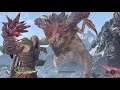 God of War 2018 (PS5) - Kratos destroys a dragon