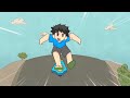 Skateboard at Bike sa PINAS (Nahulog sa Bangin) | Pinoy Animation