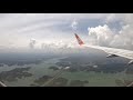 De Brasília BSB a São Paulo CGH - Voo completo (Decolagem + Time-Lapse + Pouso) - Entire flight