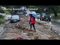 MASSIVE MUDSLIDE IN HOLLYWOOD! - Homes Damaged & Cars Tossed like Toys - Atmospheric River