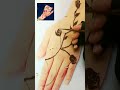 Simple Rose petal mehndi 🌷simple Rose mehndi 🌺