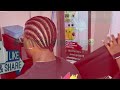 Amazing style for very short hair / All Back Cornrows for Men | Protective Style