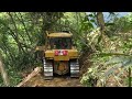 this is Insane! CAT D6R XL Bulldozer Builds Roads ON the Mountainside