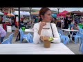 Sold out 200 boxes a day! Massive Thai noodle Chicken served by young lady chef | Thai Street Food