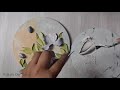 Sculpture Painting Flowers Tutorial|How To Make Sculpture Painting| Скульптурная живопись.