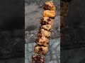 Chinese Street Food - Deep Freid Stinky Tofu Skewer 江蘇鎮江市老太秘製臭豆腐 #shorts