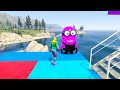 GTA 5 Epic Ragdolls RED SPIDERMAN VS RED MINION VS GREEN MINION(Euphoria Physics & Funny Fails) 05