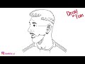 How to Draw LIONEL MESSI | Drawing Tutorial (step by step)