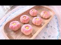 Peach Blossom Chinese Mooncake/中式桃花酥月饼/복숭아꽃 월병