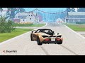 CARS VS SPEED BUMPS 2 - BeamNG Drive - CrashNG