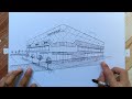 how to draw shoping mall#architecturedrawing #drawingperspective #architecture #drawing