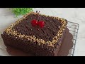 SUPER MOIST CAKE COKLAT CUKUP 3 TELUR BISA JADI CAKE MEWAH YANG SUPER NYOKLAT | RESEP BROWNIES KUKUS