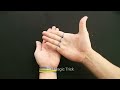 02 Best Rubber Band Magic Trick Blow your mind. Tutorial magic trick for beginner.