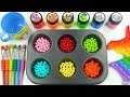 Satisfying Video | Color Mini Balls FROM Making 6 Rainbow Magic Toys IN Magic Pan & Oddly ASMR Video