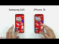 Samsung S24 vs iPhone 15 | SPEED TEST