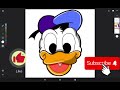 How to draw Donald Duck