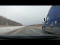 Drive Home With Me In The Snow Through Rural Quebec